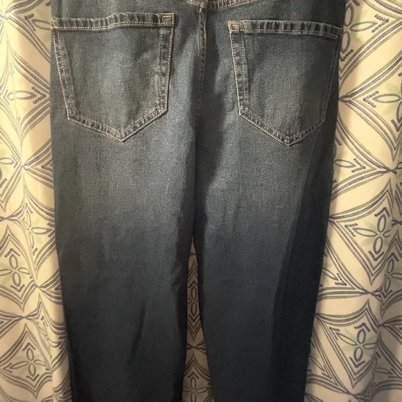 NWT Nicole Miller Vintage Comfort Jeans in Deep Blue W/Pockets “Worn Style” - Picture 12 of 16